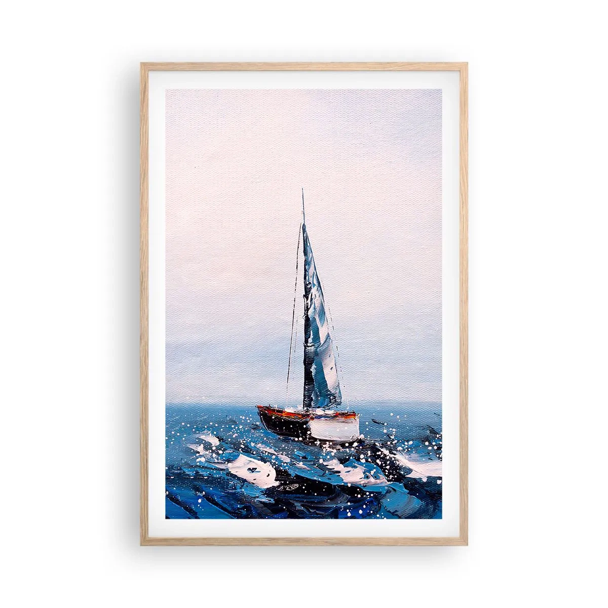 Poszter világos tölgy keretben - A szél testvérisége - 61x91 cm