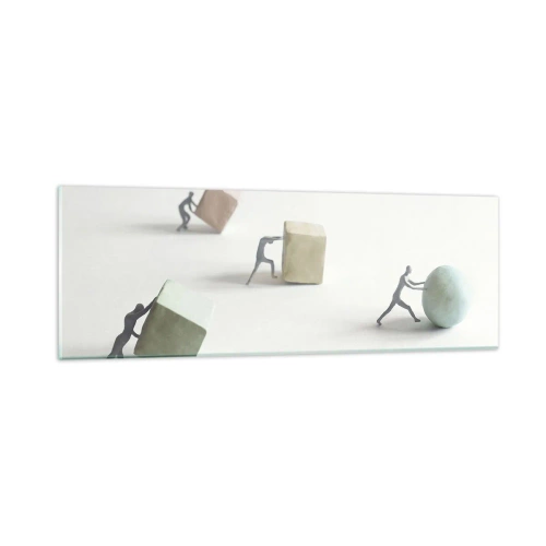 Üveg kép - Maga az élet - 90x30 cm