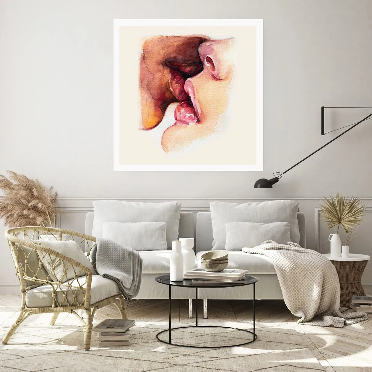 Poszter - Mint éjszaka és nap, föld és ég - 40x40 cm