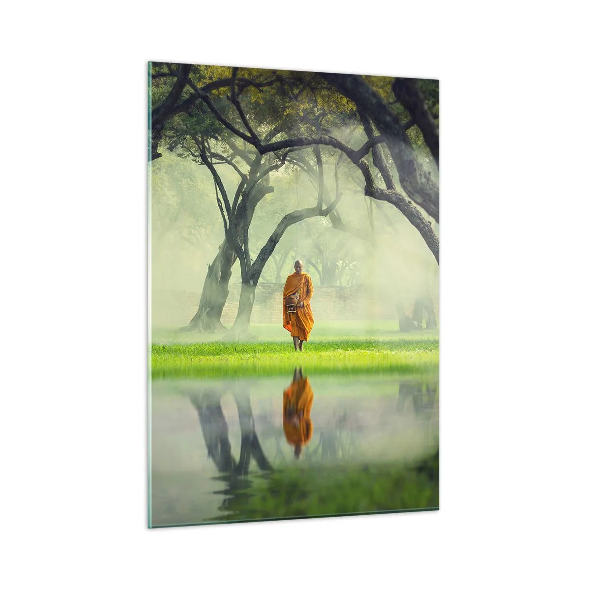 Üveg kép - Útban a megvilágosodás felé - 50x70 cm