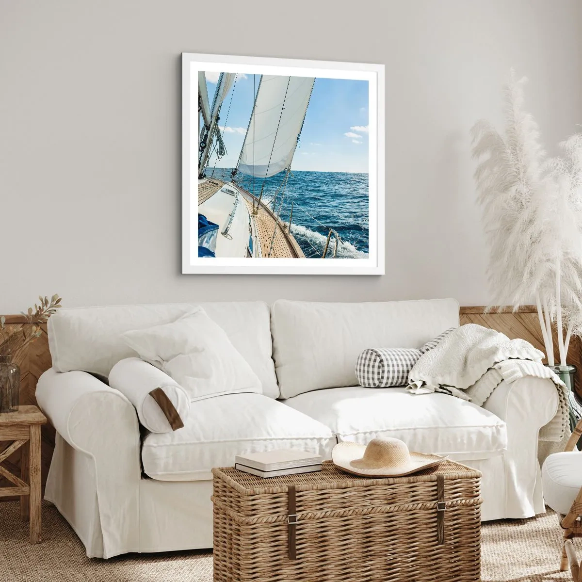 Poszter fekete keretben - Ó, kaland - 40x40 cm