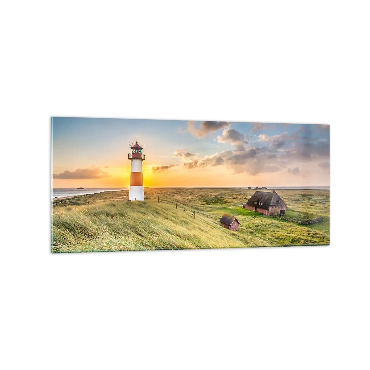 Üveg kép - A hullámok között - 120x50 cm