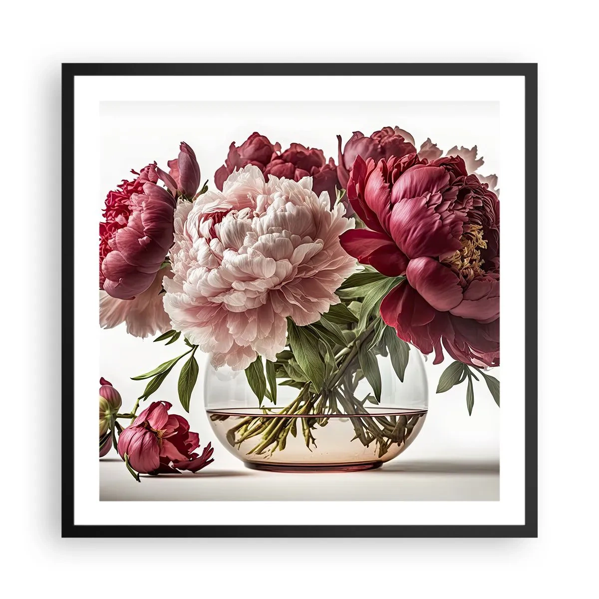 Poszter fehér keretben - A szépség teljes virágzásában - 60x60 cm