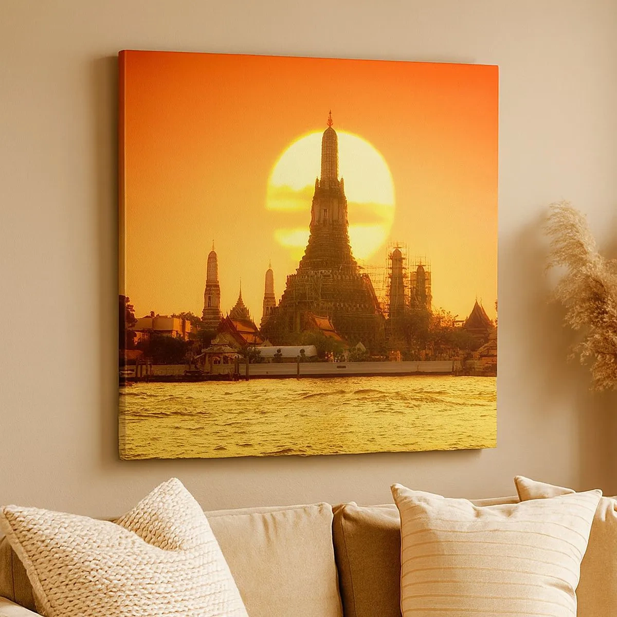 Vászonkép - Nap felé, mindig nap felé - 30x30 cm