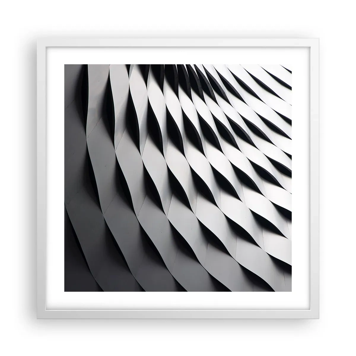 Poszter fekete keretben - A hullámok felszínén - 50x50 cm