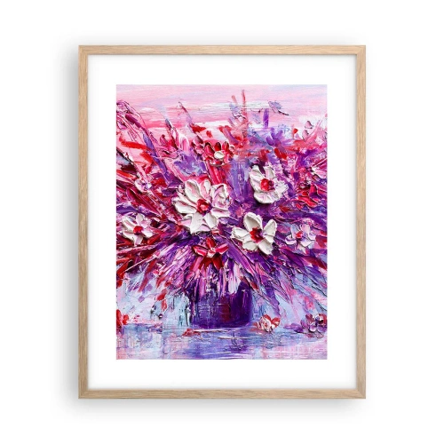 Poszter világos tölgy keretben - Ártatlanság és szenvedély - 40x50 cm