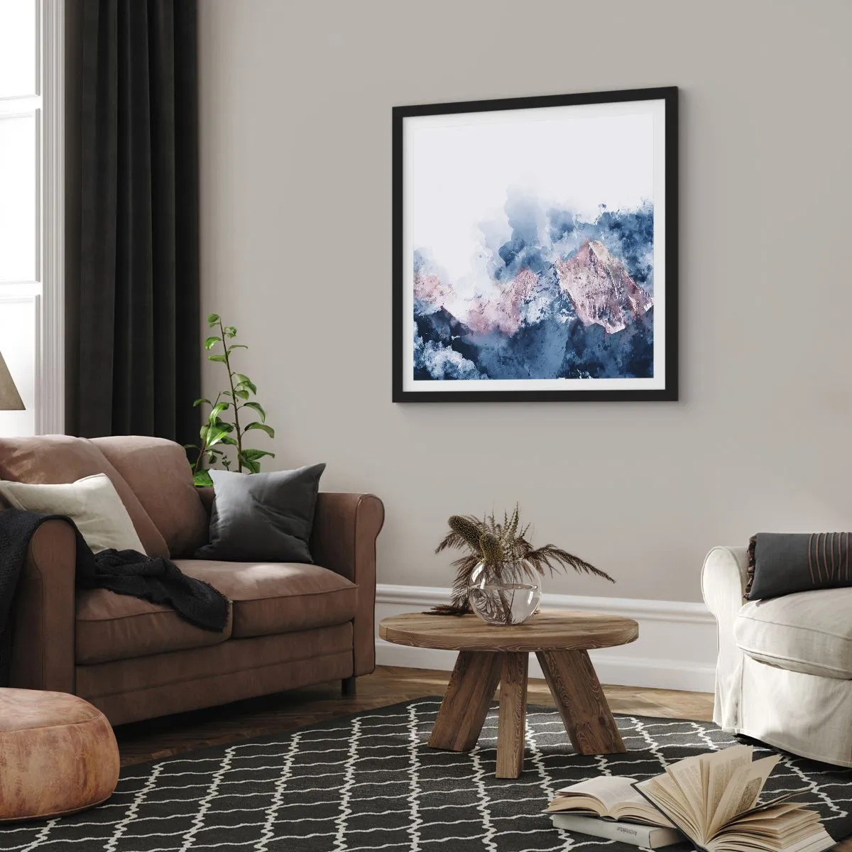 Poszter fehér keretben - Ezek a csúcsok! - 40x40 cm