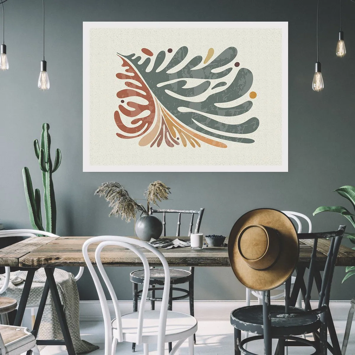 Poszter - Többszínű levél - 70x50 cm