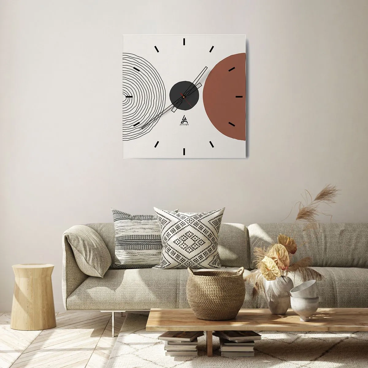 Falióra, Óra - A figyelem középpontjában - 30x30 cm