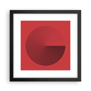 Poszter fehér keretben - Körkörös mozgás - 30x30 cm