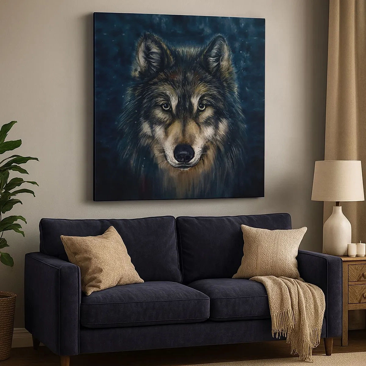 Vászonkép - Alfa? És az omega - 30x30 cm