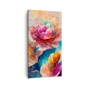 Vászonkép - Egy csokor színes pompája - 55x100 cm