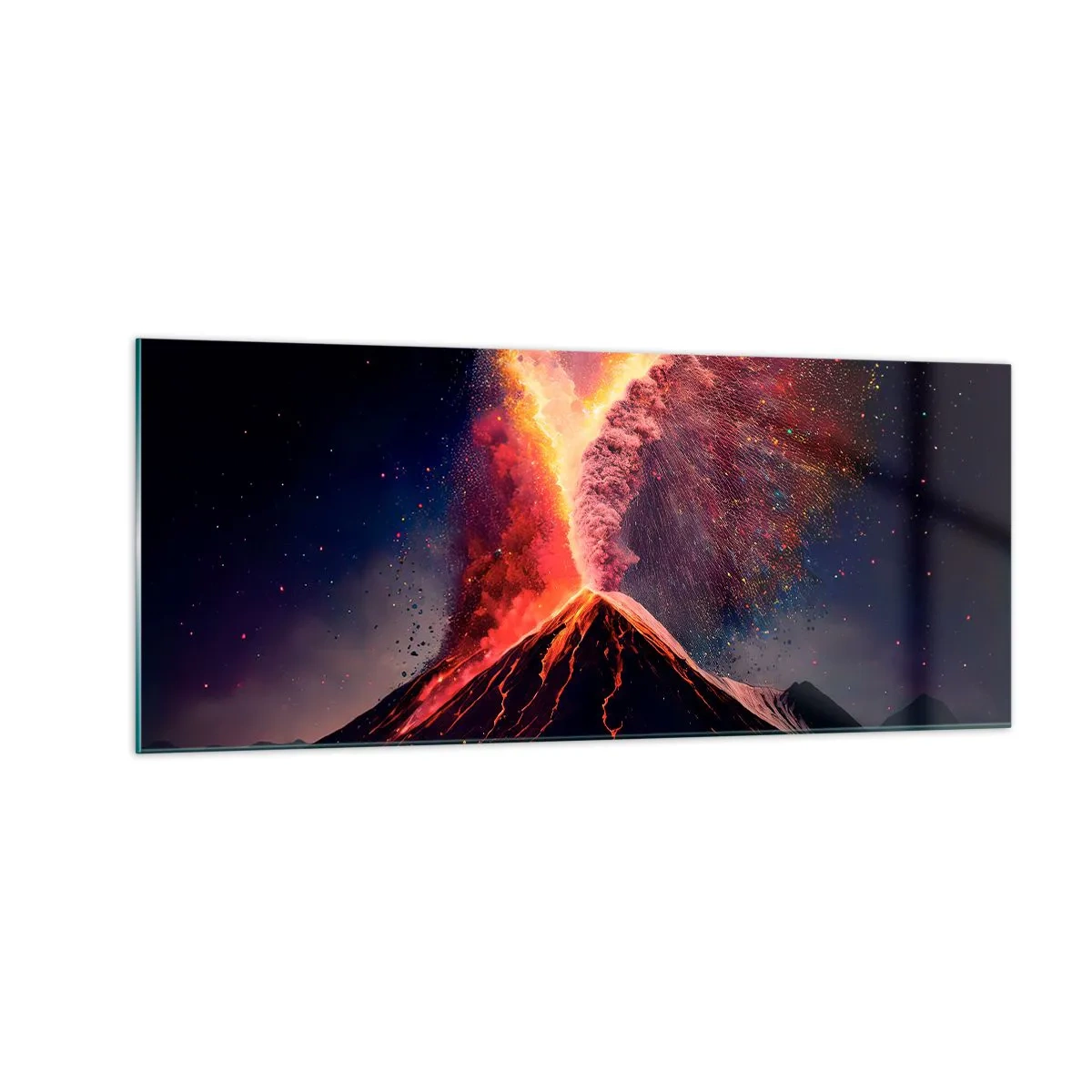 Üveg kép - Szépség és horror - 100x40 cm