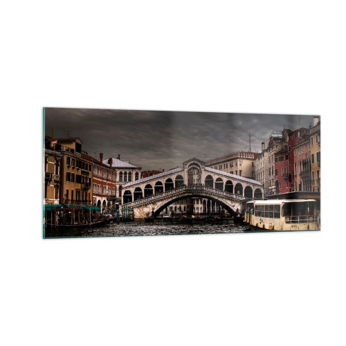 Üveg kép - Egy velencei este ígérete - 100x40 cm