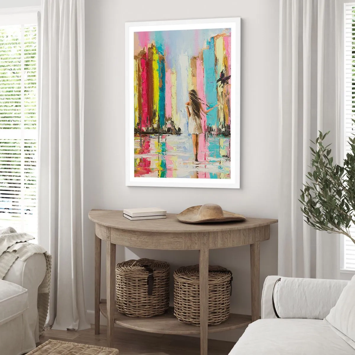 Poszter fekete keretben - Kövessél - 70x100 cm