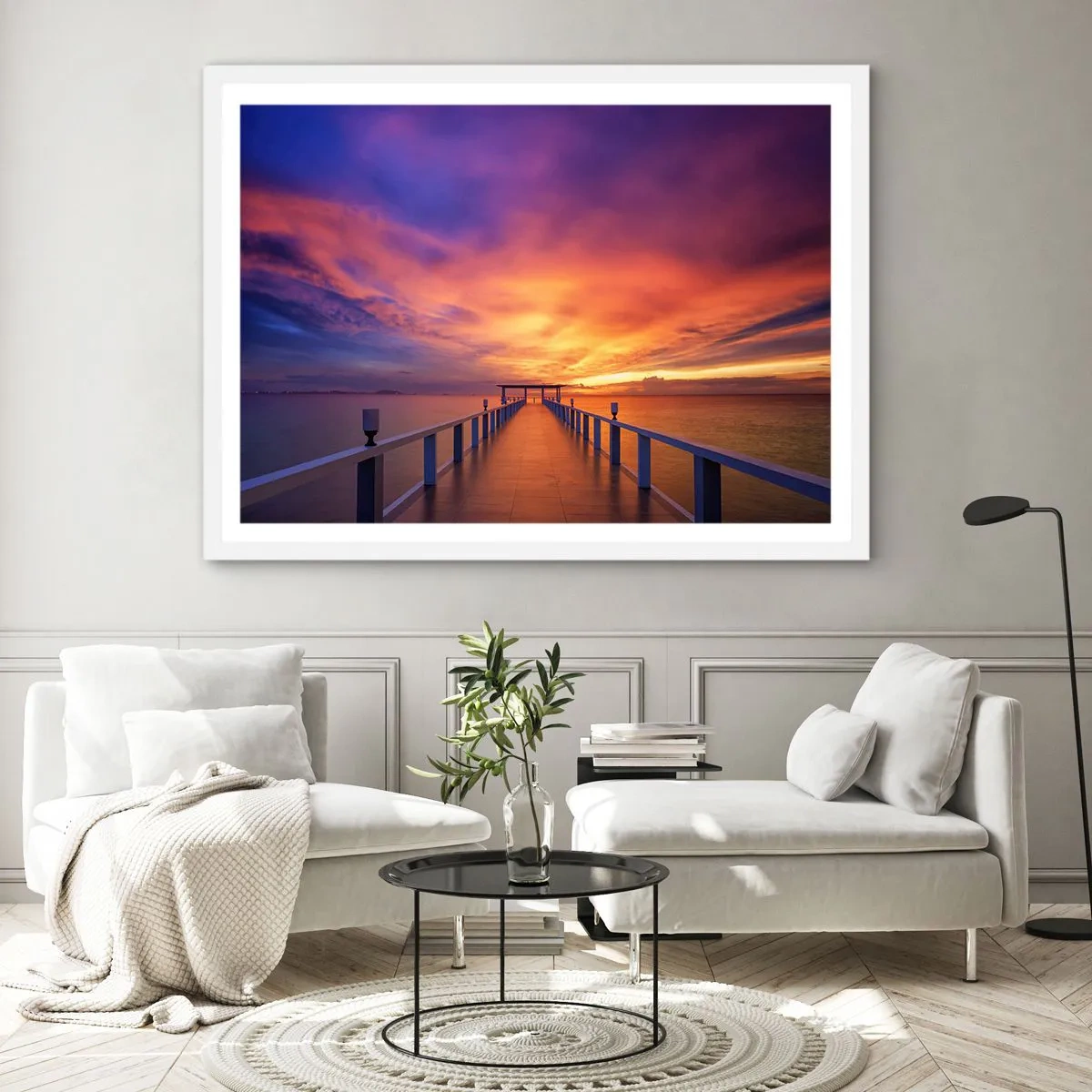 Poszter fekete keretben - Vég nélkül - 100x70 cm