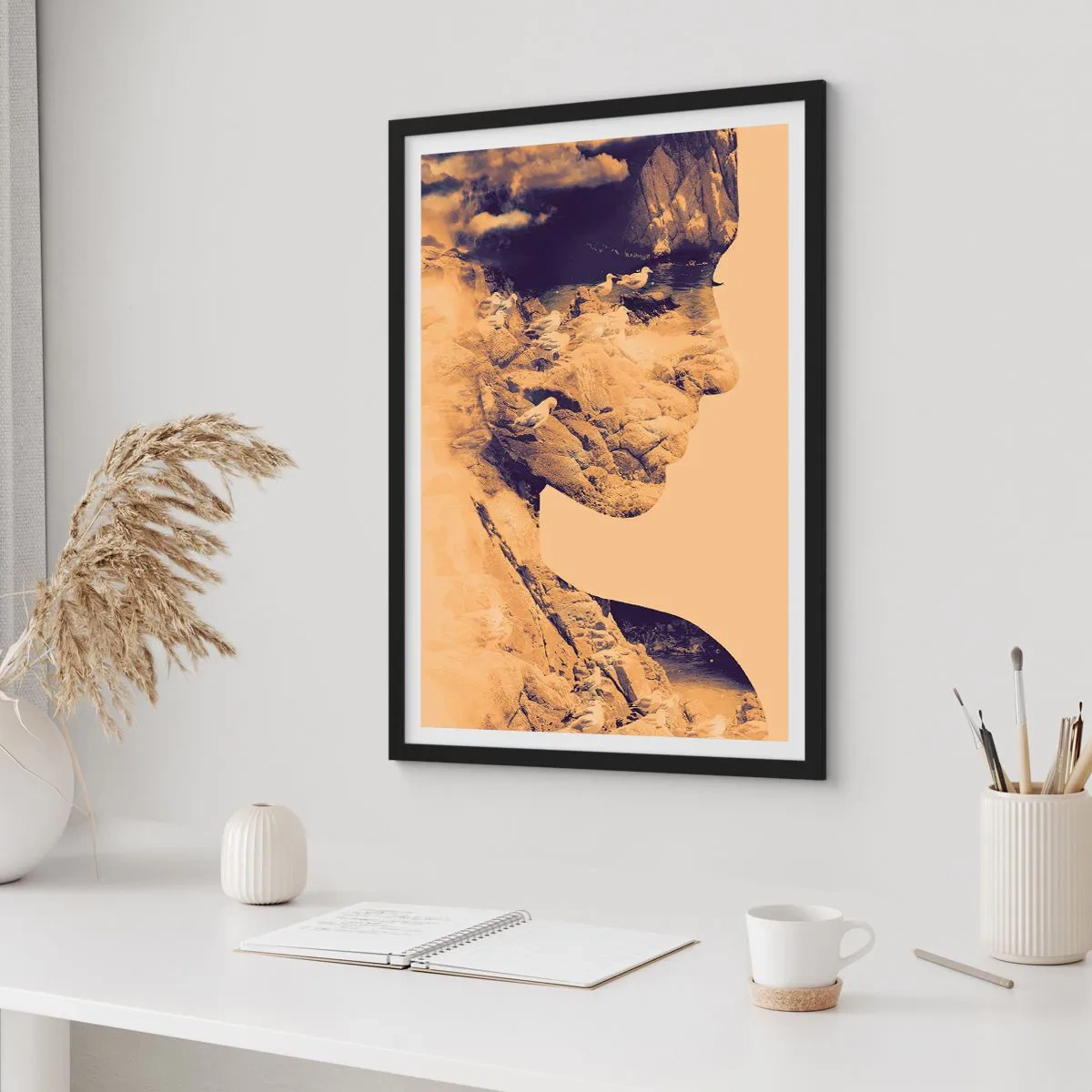 Poszter fehér keretben - Természetes szépség - 61x91 cm