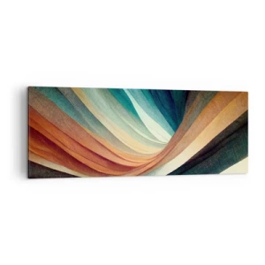 Vászonkép - Színekből szőtt - 140x50 cm
