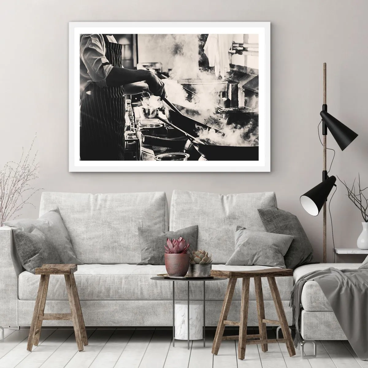 Poszter fekete keretben - Az ízek alkímiája - 100x70 cm