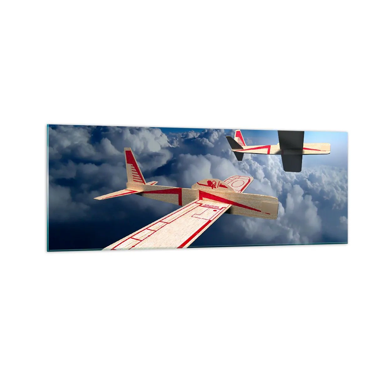 Üveg kép - Még feljebb, még tovább - 140x50 cm