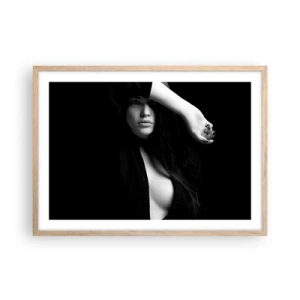 Poszter világos tölgy keretben - A csábítás iskolája - 70x50 cm