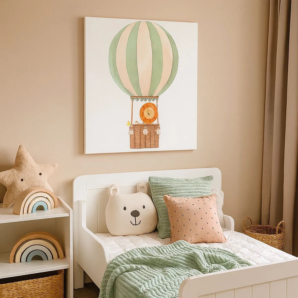 Vászonkép - Leon utazásai - 30x30 cm