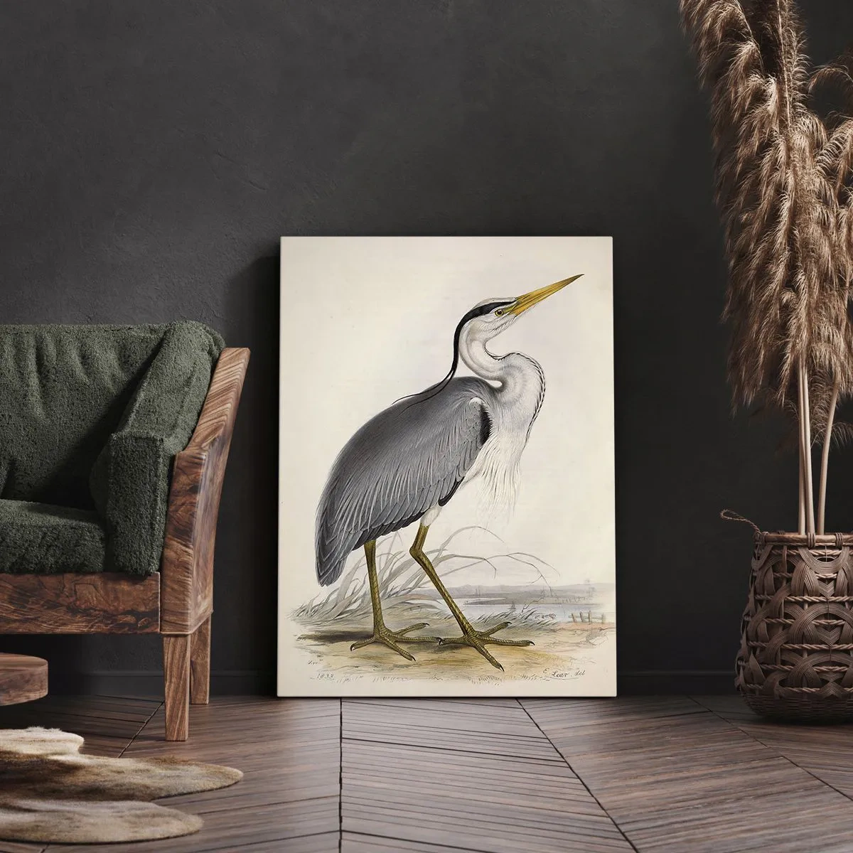 Vászonkép - Gémnek kecsessége - 50x70 cm