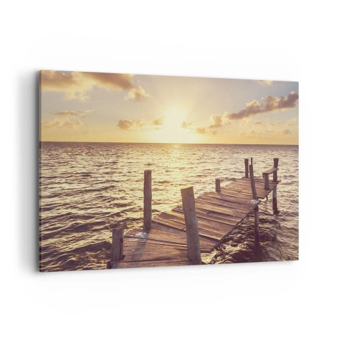 Vászonkép - A szelídség aranyföldje - 120x80 cm