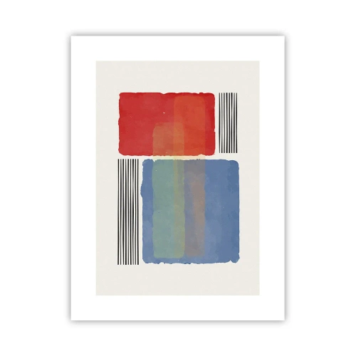Poszter - A geometria szelleme és betűje - 30x40 cm