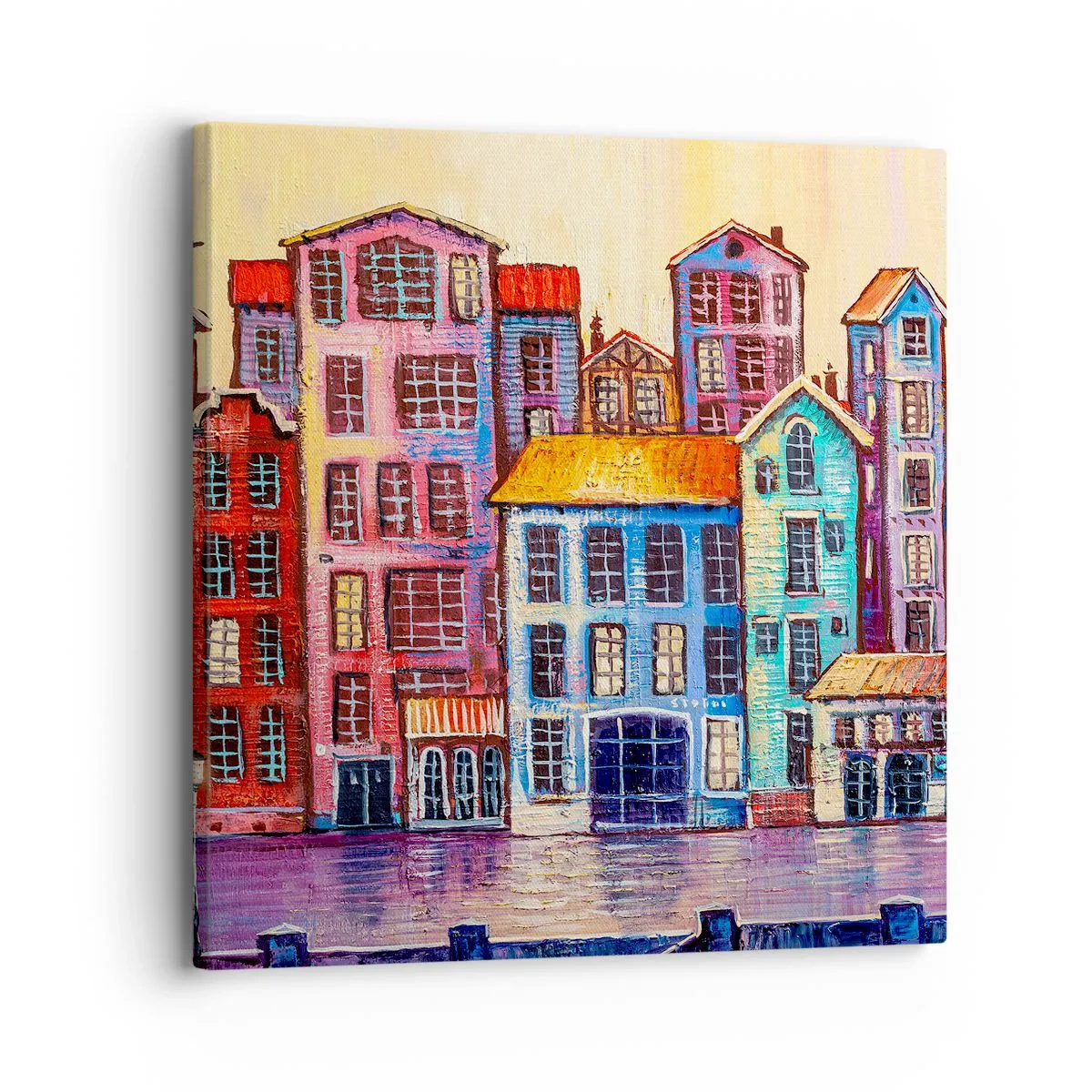 Vászonkép - Egy város, mint egy tündérmese - 30x30 cm
