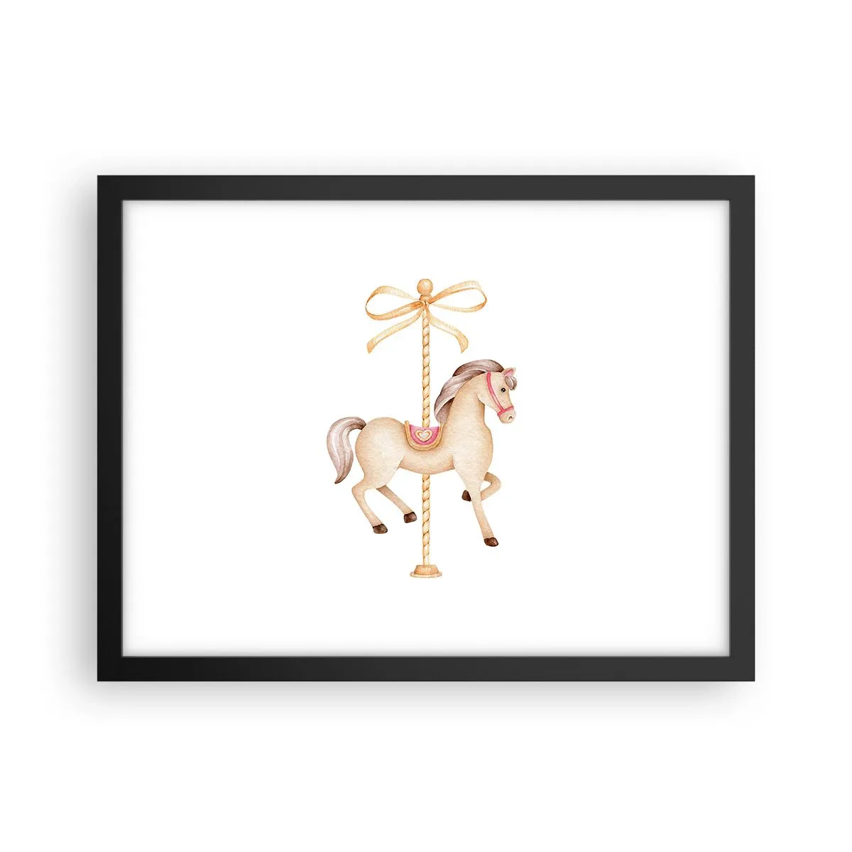 Poszter fehér keretben - Kecses vágtával - 40x30 cm