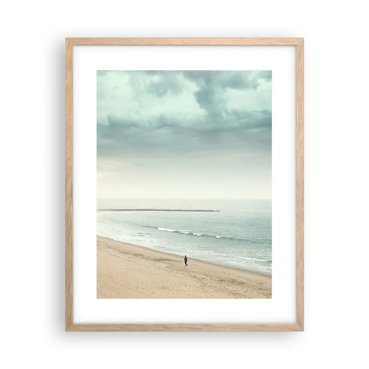 Poszter világos tölgy keretben - A békét keresve - 40x50 cm