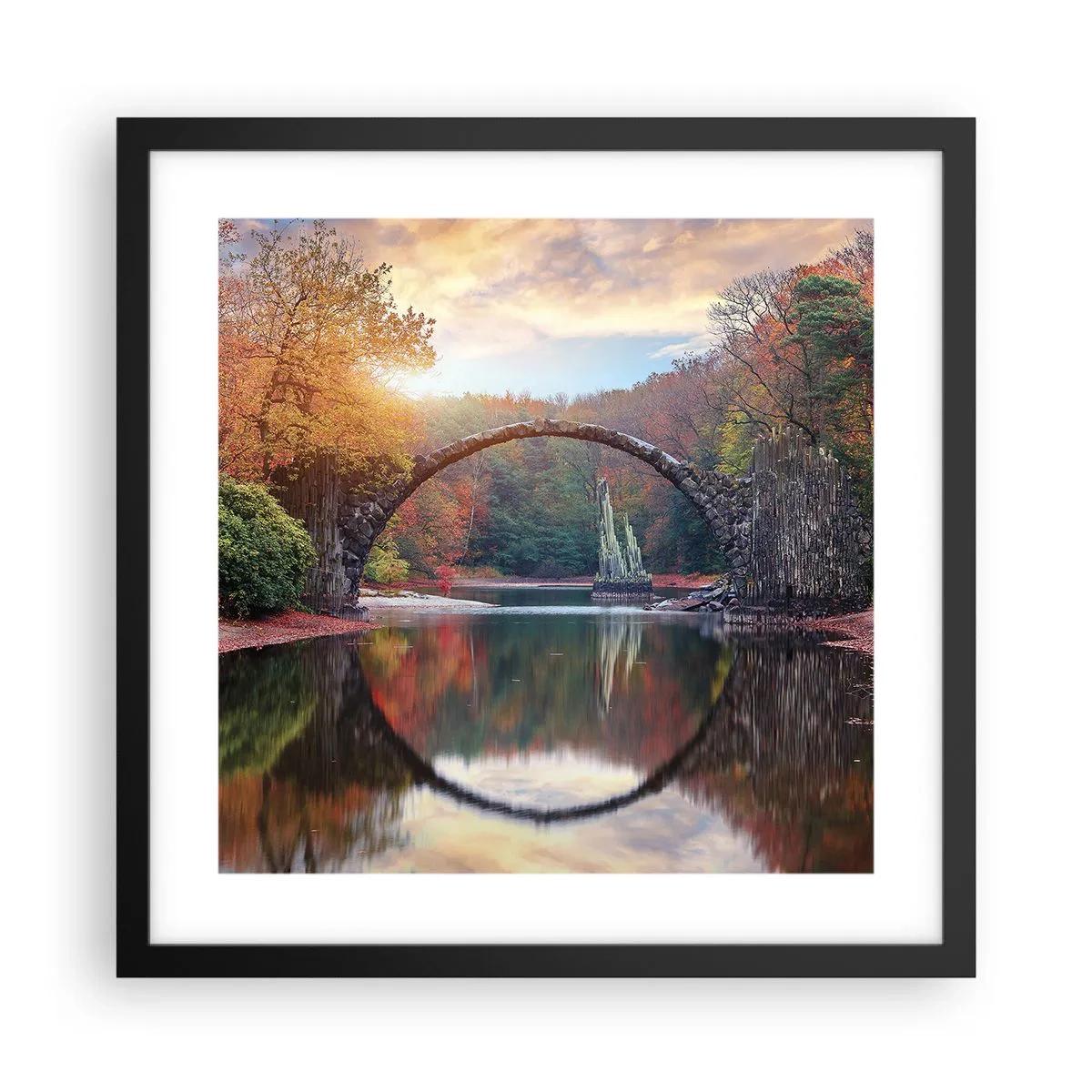 Poszter fehér keretben - A tükör másik oldalán - 40x40 cm