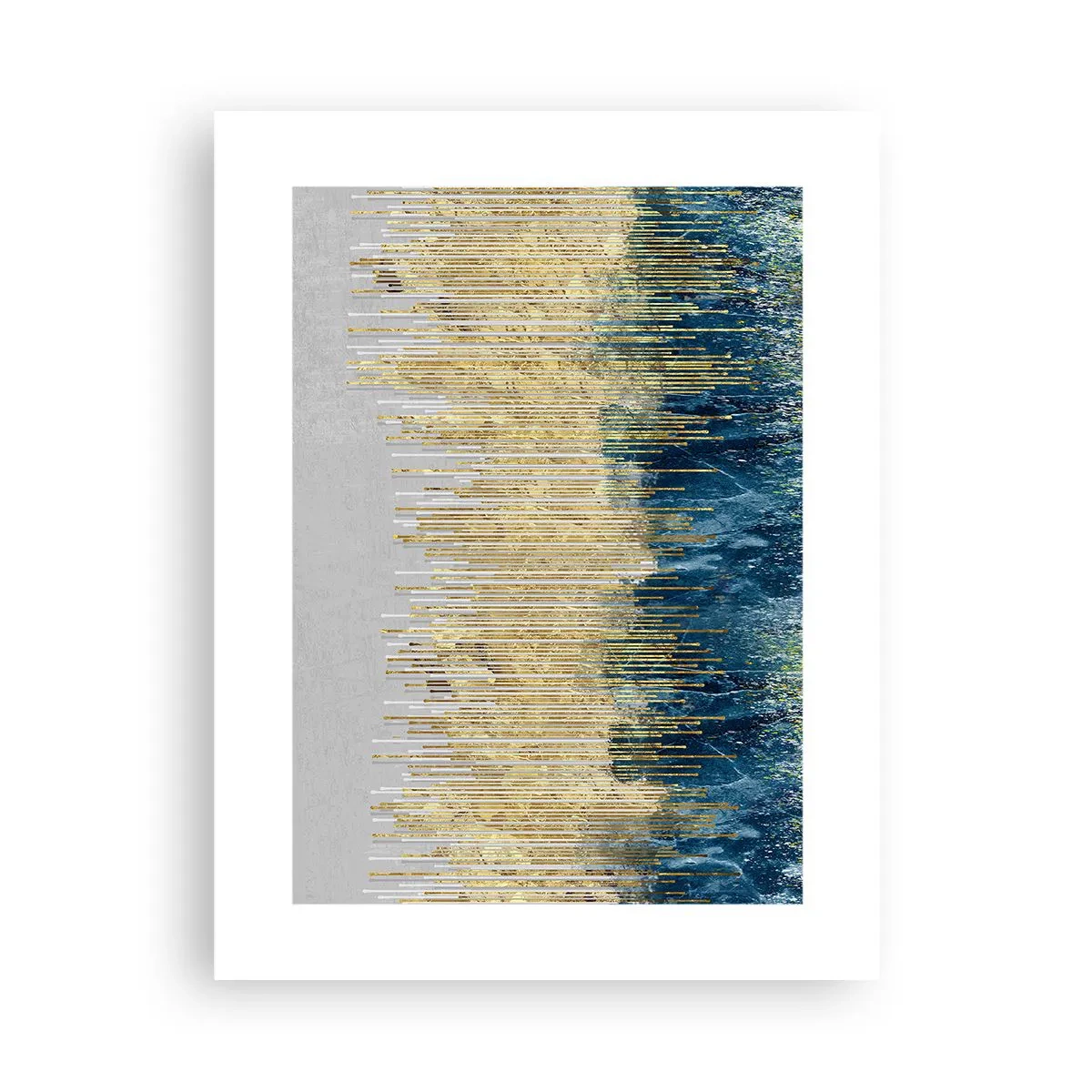 Poszter - Aranyozott határ - 30x40 cm