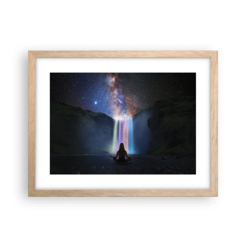 Poszter világos tölgy keretben - Abszolút harmónia - 40x30 cm