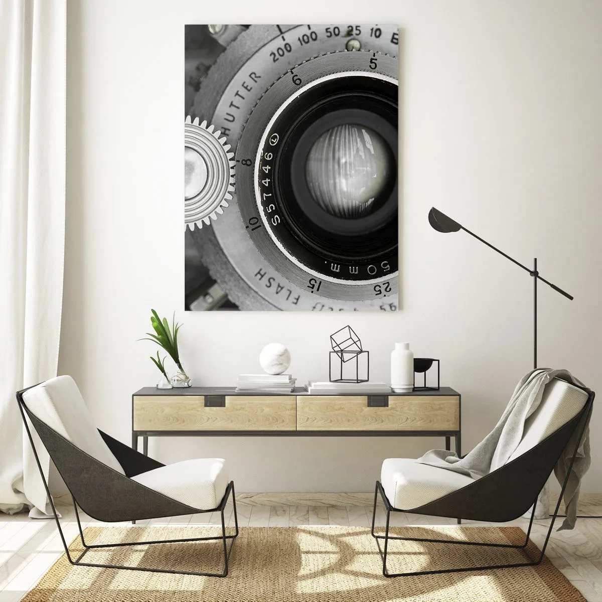 Üveg kép - Történet Hollywoodról - 50x70 cm