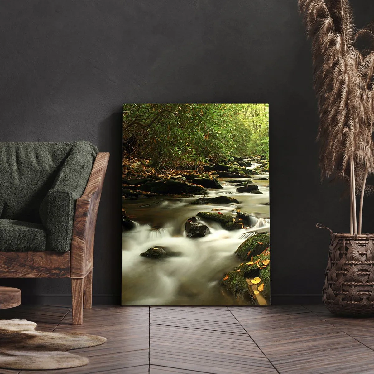 Vászonkép - Mint folyékony ezüst - 55x100 cm