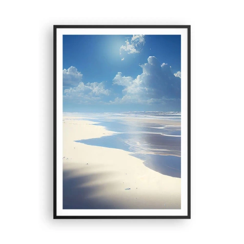 Poszter fehér keretben - Nyaralás a paradicsomban - 70x100 cm