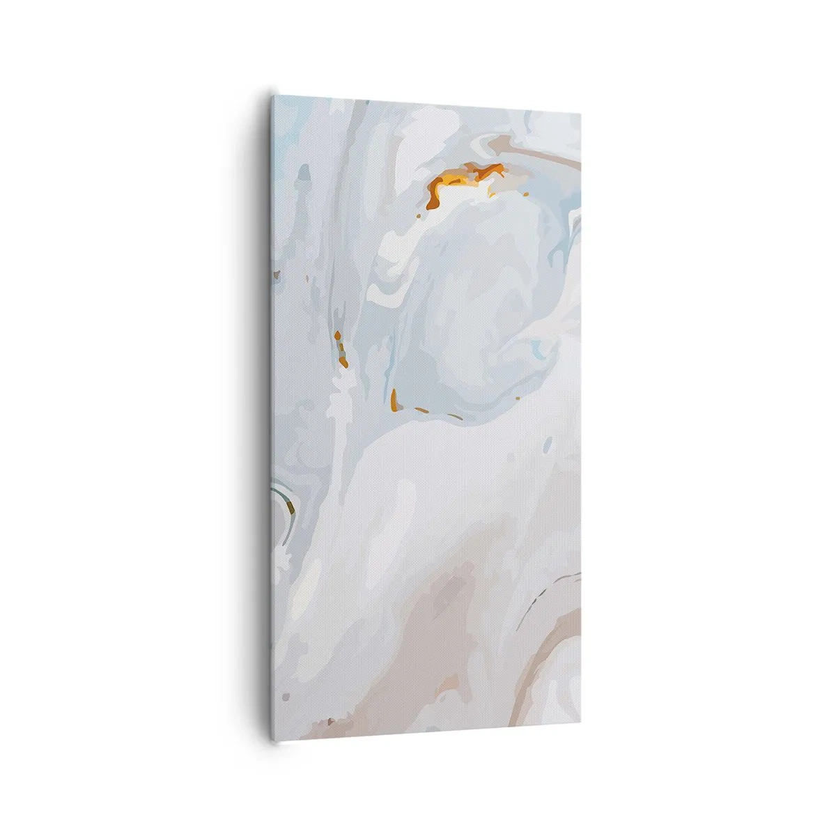 Vászonkép - Felhabzott fehér - 65x120 cm