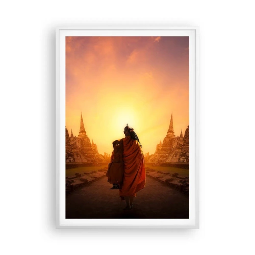 Poszter fekete keretben - Nyugalomban a végtelenségen át - 70x100 cm