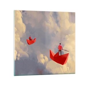 Üveg kép - Álmodozók expedíciója - 30x30 cm