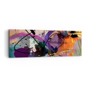 Vászonkép - Mehet egyenesen előre vagy körbe - 90x30 cm