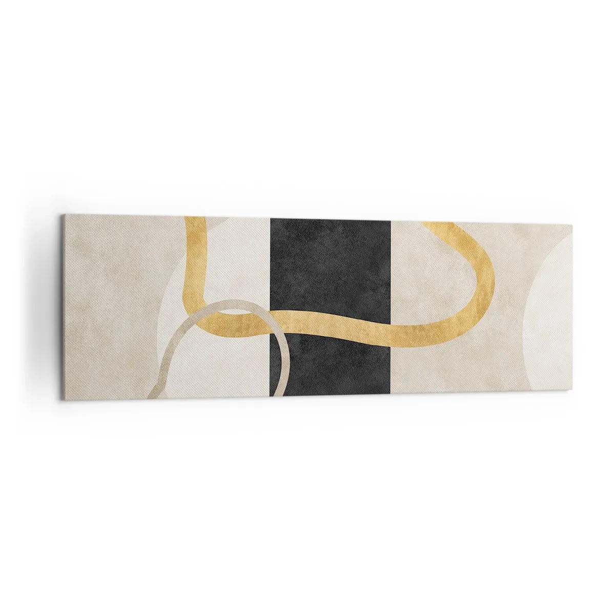 Vászonkép - Hurkolt formák - 160x50 cm