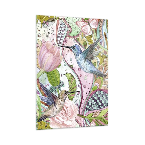 Üveg kép - Szőlőbe gabalyodva - 50x70 cm