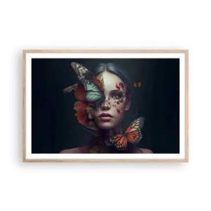Poszter világos tölgy keretben - Egy csodálatos metamorfózis - 91x61 cm