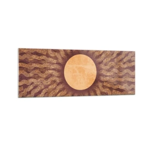 Üveg kép - A nap ikonja - 140x50 cm