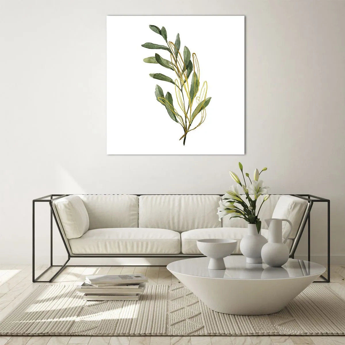 Üveg kép - Minden, ami jó - 70x70 cm