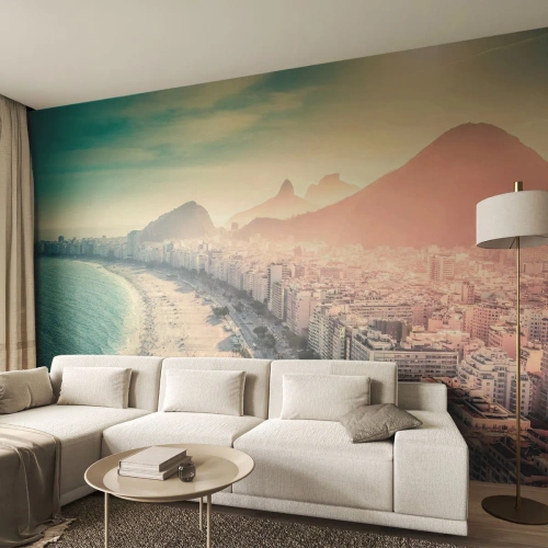 Öntapadós Fotótapéta Deluxe Sticker - Örökös nyaralás Rióban - Tengerpart, Rio de Janeiro, Strand - 250x175 cm