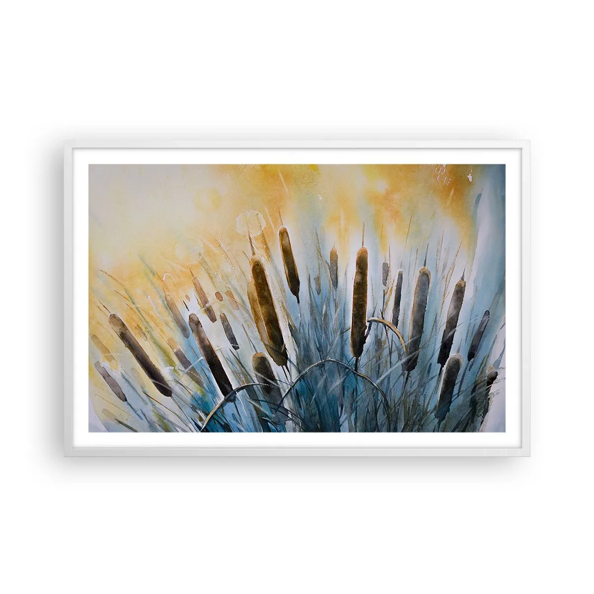 Poszter fekete keretben - A víz hűvössége, a nap melege - 91x61 cm