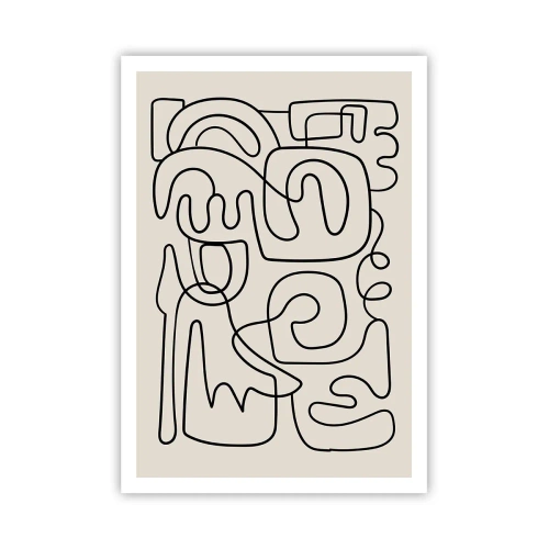 Poszter - A nyomonkövetésben - 70x100 cm